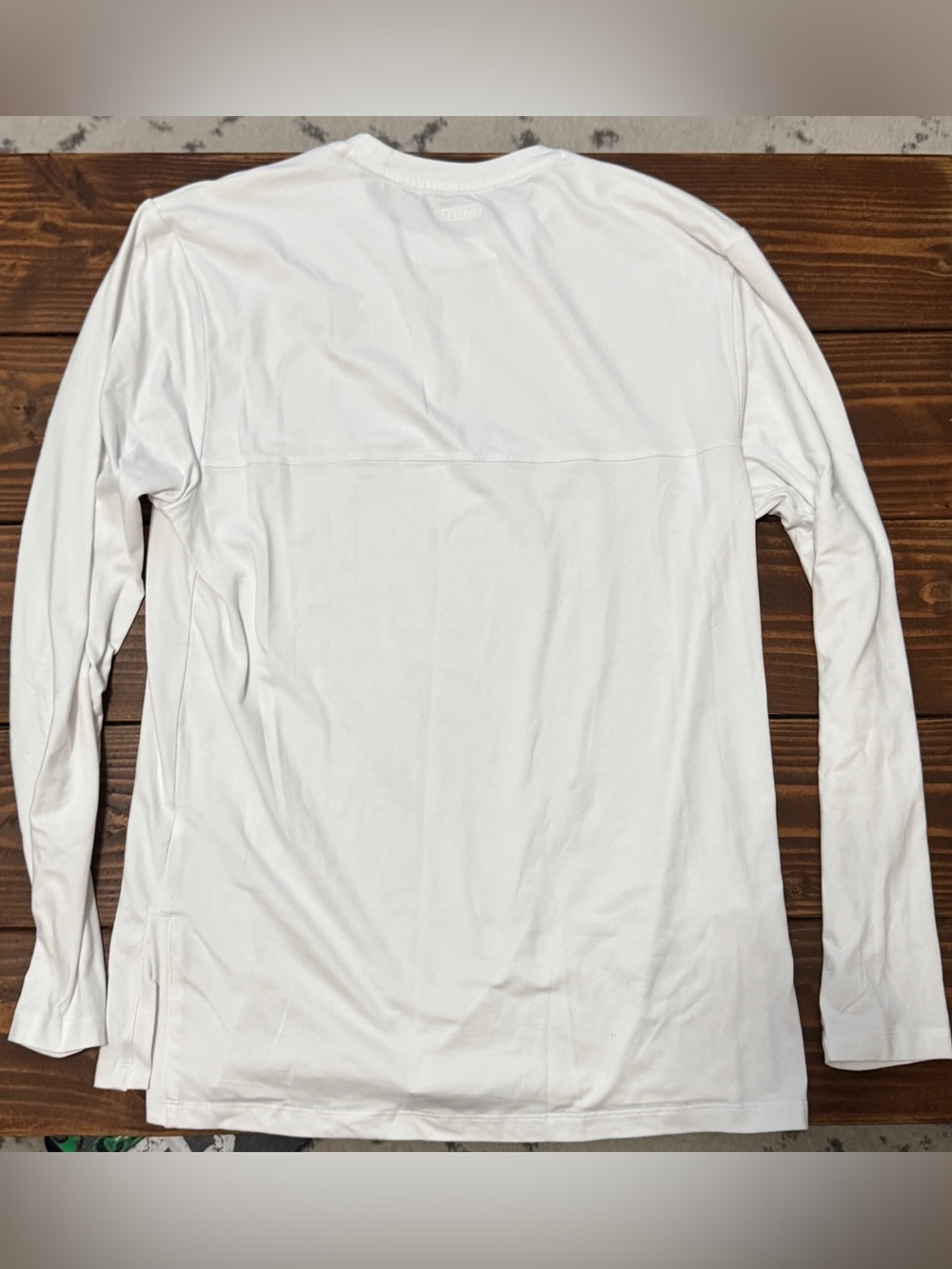 Battle Men's Long-Sleeve White Graphic Tee adult small - Picture 2 of 2